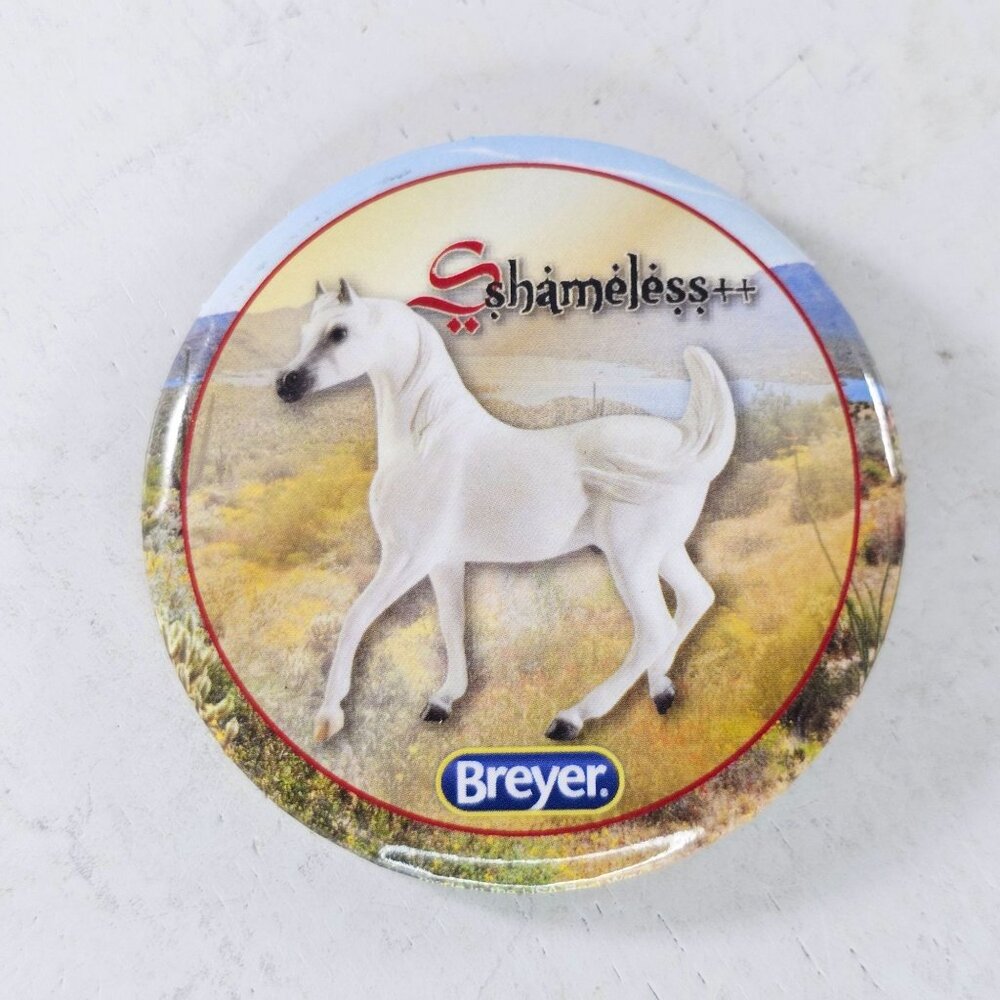 Breyer Shameless Sham Arabian Horse Button Pin